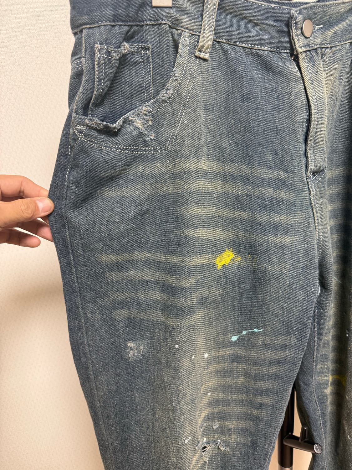 빈티지 디스트레스드 데님 상품이미지2