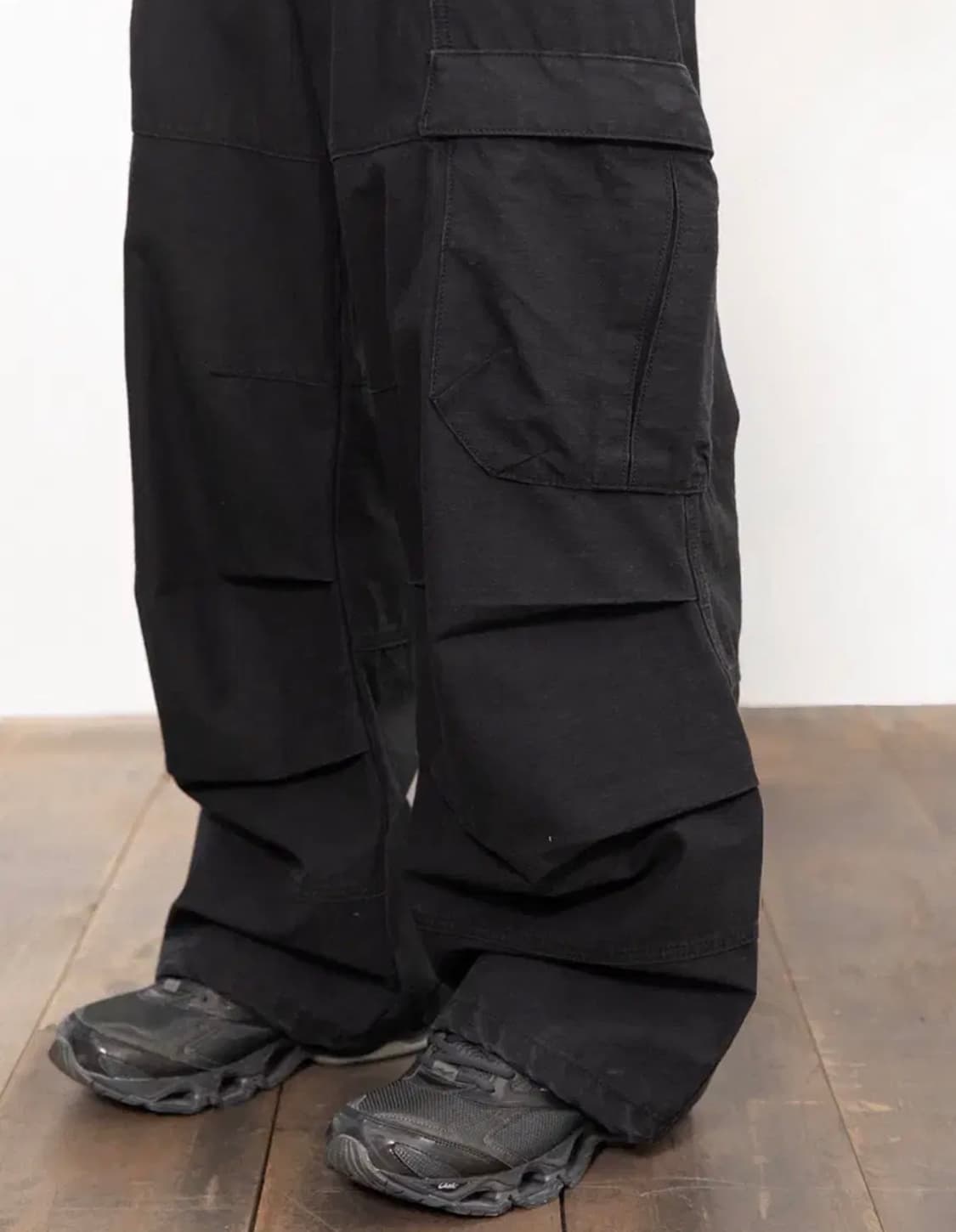 [2] 비긴202 모듈러 카고 팬츠 - 블랙 판매합니다 상품이미지1
