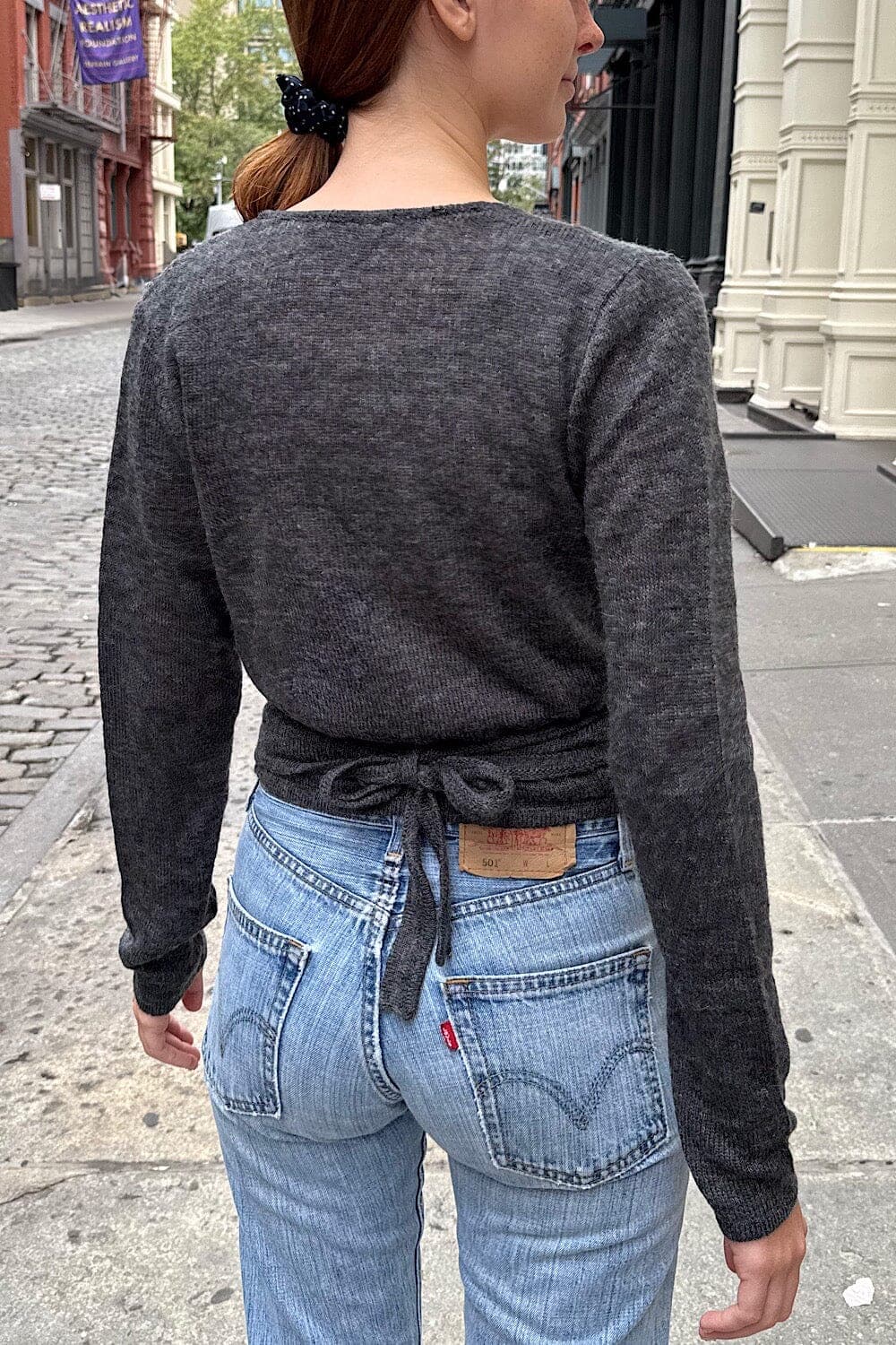 Brandy Melville 브랜디멜빌 coco wrap top  상품이미지3