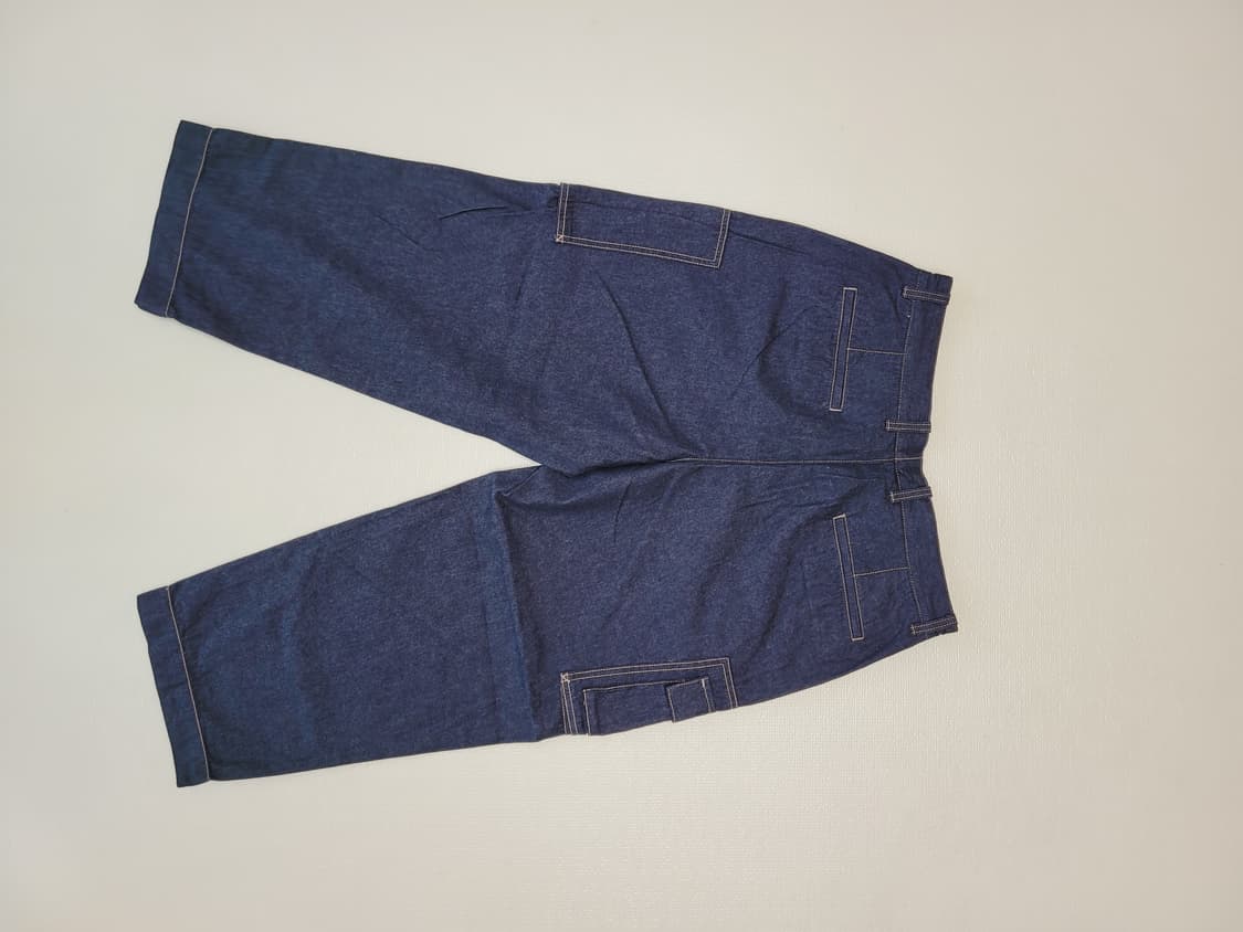 스파오 SPAO 남자 배기핏 카고 청바지 33 네이비 상품이미지8