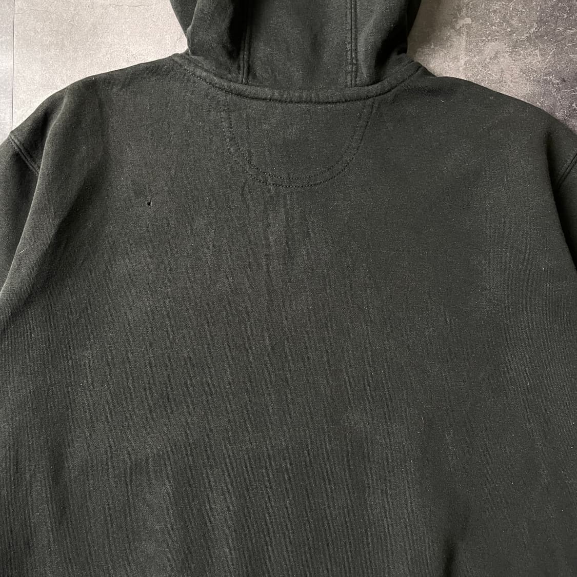 CARHARTT 칼하트 빈티지 블랙 코튼 기모 후드티 A00432 상품이미지6