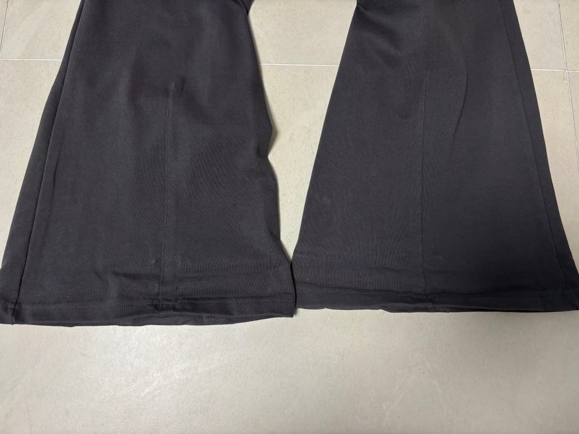 노컨텐츠 셔링 스커트 + 팬츠 세트 _ 차콜 상품이미지2