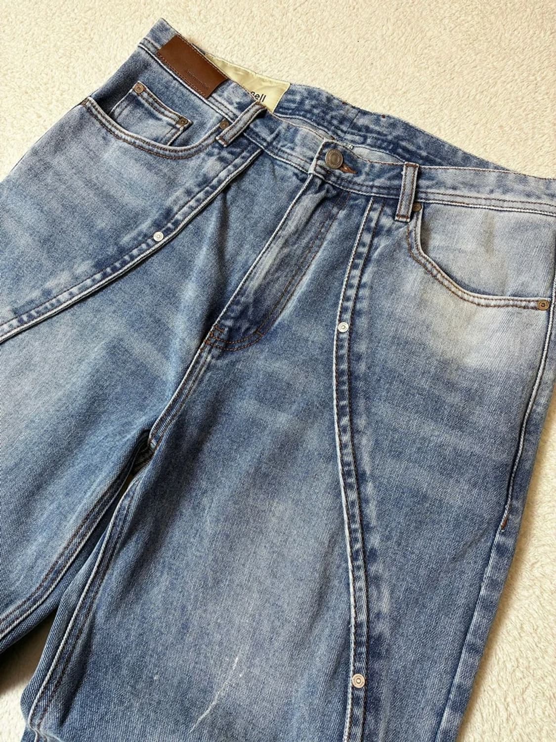 앤더슨벨 매튜 커브드 진 데님 팬츠 PN7358 상품이미지2