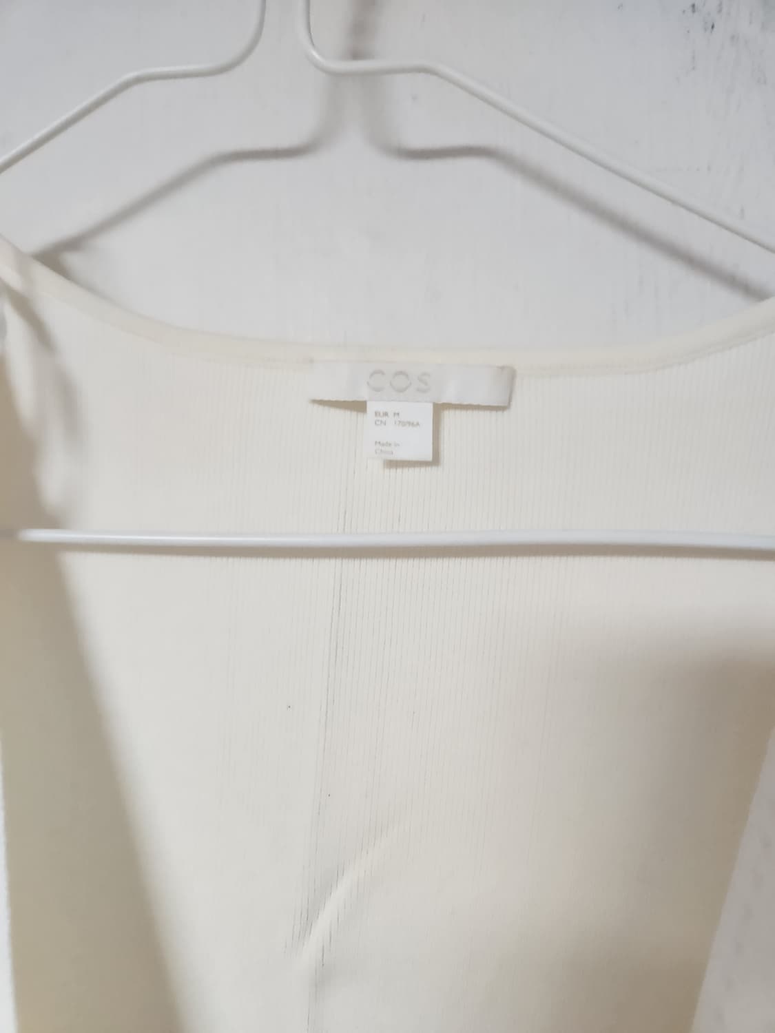 COS 화이트  롱 베스트 170/96A 상품이미지4