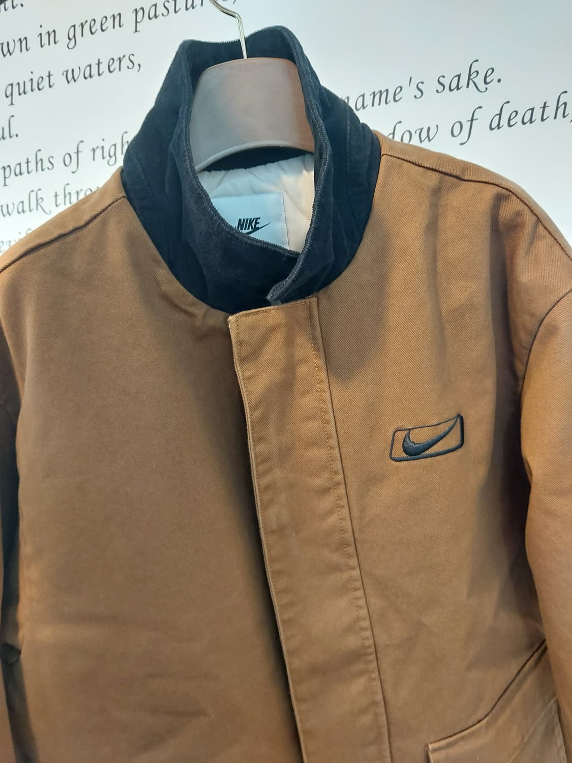 나이키 필드 워크 자켓 L사이즈 새상품 브라운 루즈핏 상품이미지3