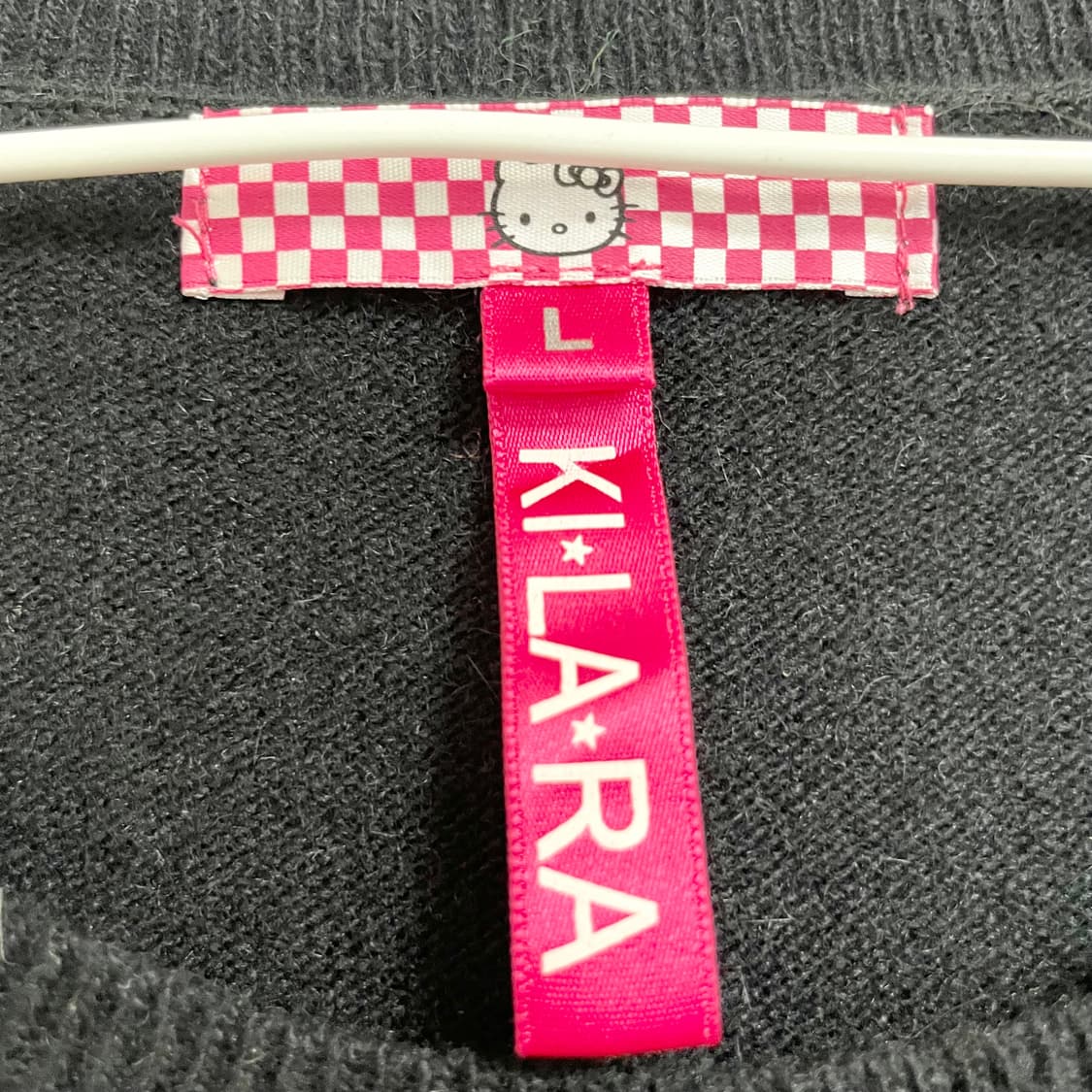 Ki La Ra Hello kitty 키라라 헬로키티 니트 고전키티 갸루 상품이미지5