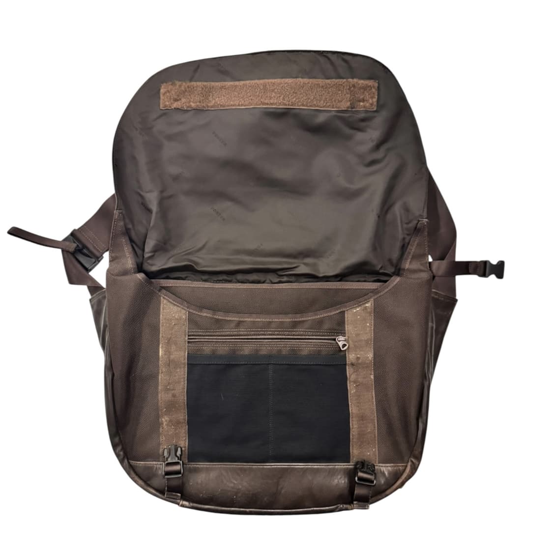 포터 줌 레더 메신저백 브라운 (L) 상품이미지4