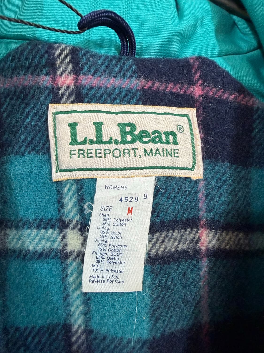 80's L.L BEAN 울 플래드 자켓 (Made In U.S.A)  상품이미지8
