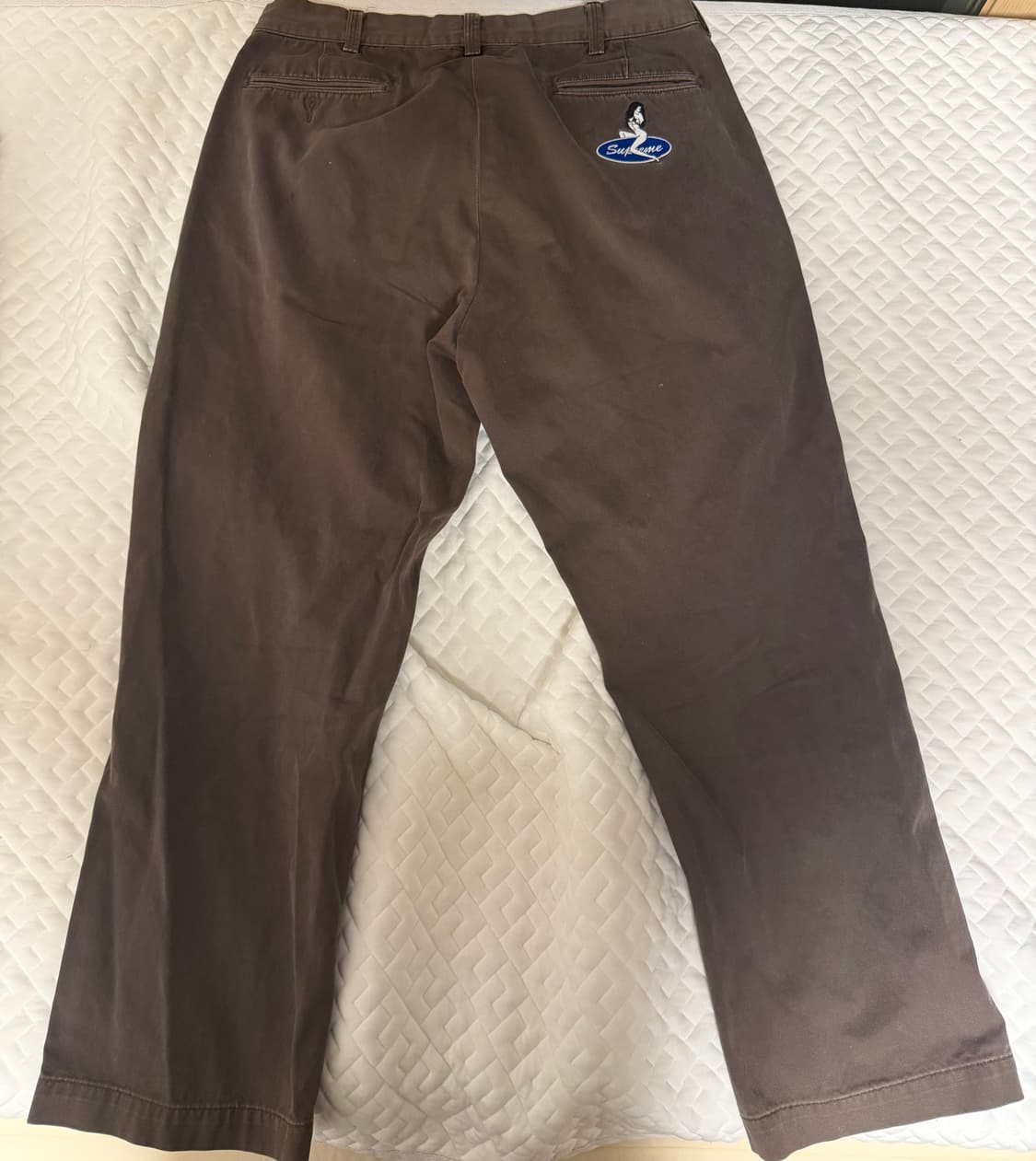 슈프림 치노팬츠 브라운 21FW 상품이미지5