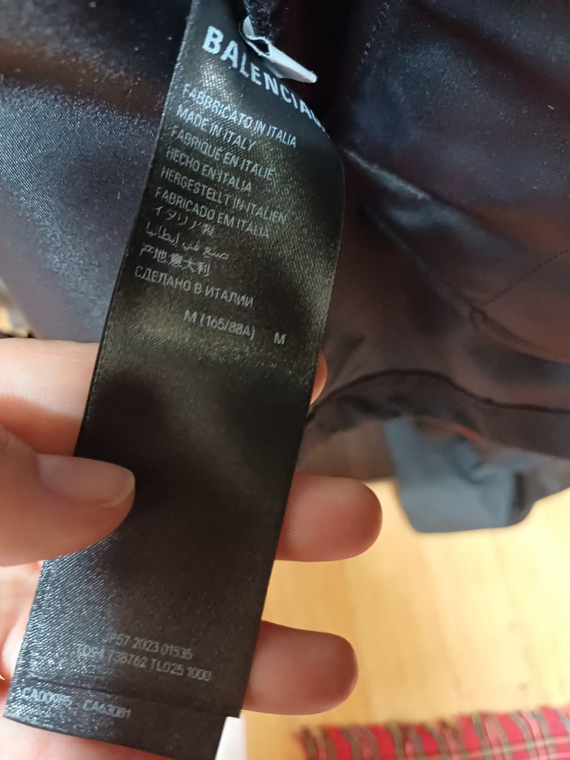 발렌시아가 테이프 윈드브레이커자켓 상품이미지5