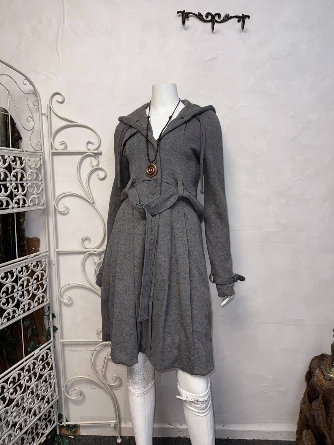 Armani Exchange belted hood coat ops 상품이미지6