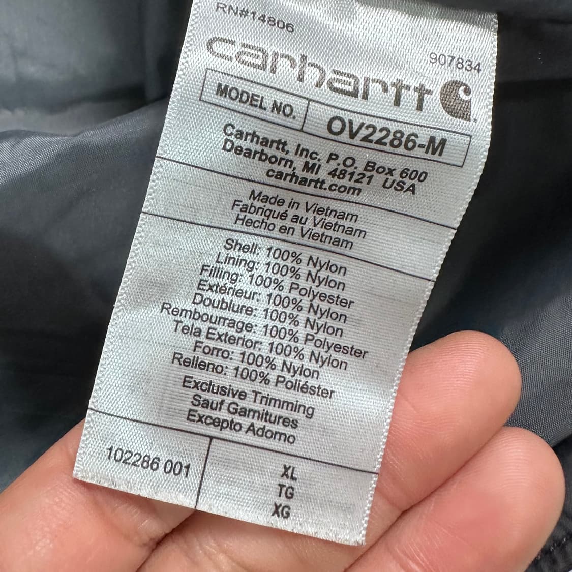 칼하트 레인디펜더 경량 조끼   상품이미지8