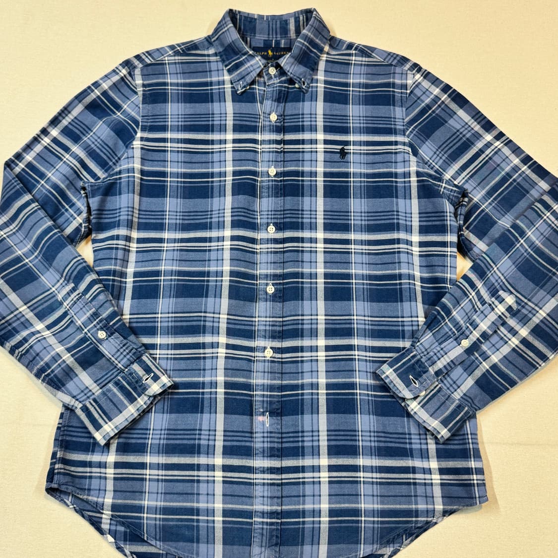 M) 폴로 랄프로렌 클래식핏 옥스포드 체크 셔츠 상품이미지2