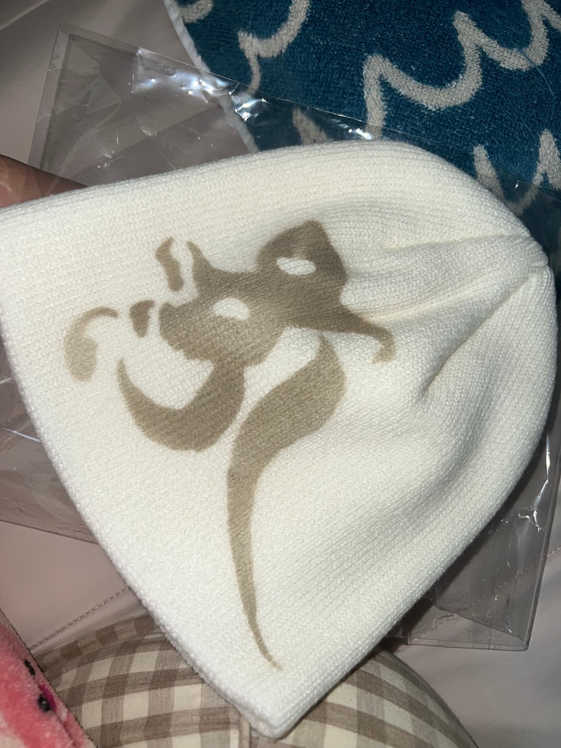 beanie ivory&beige 상품이미지5