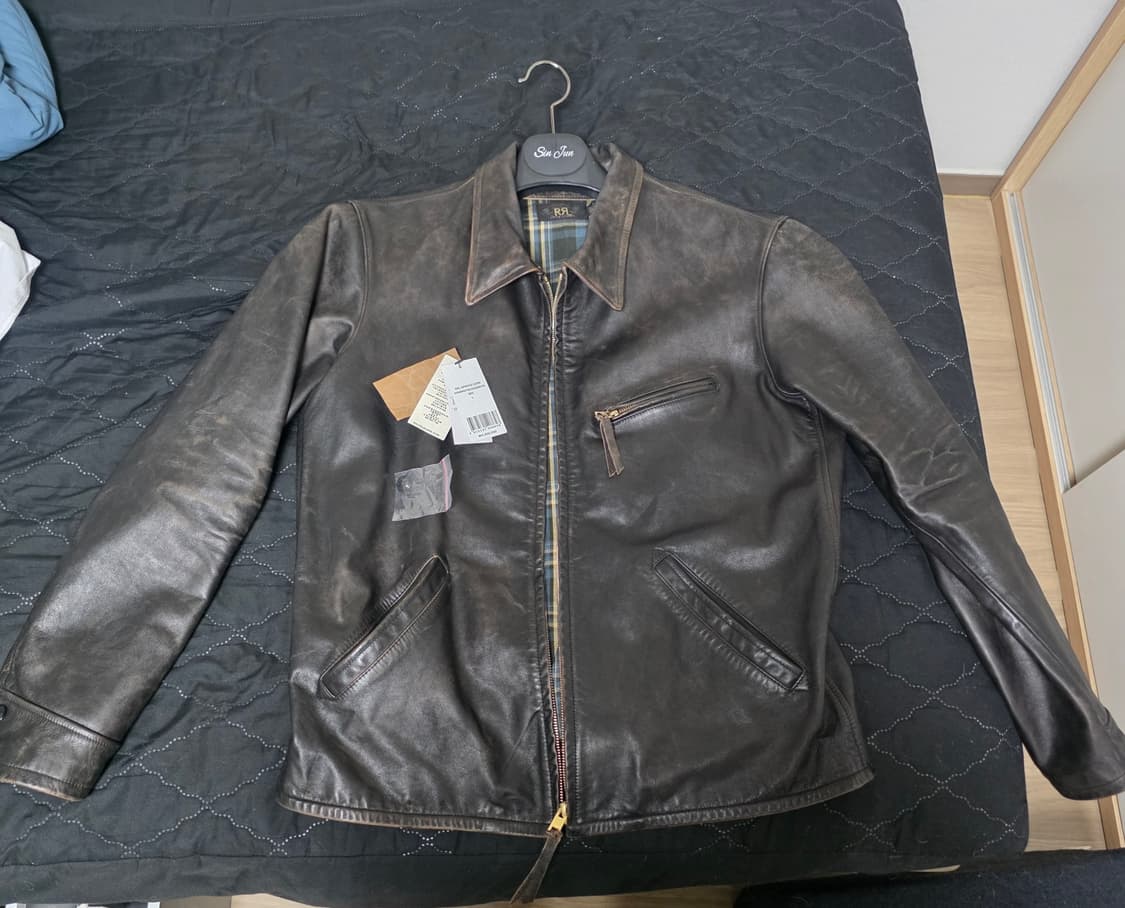 RRL 뉴스보이 레더 L 상품이미지1