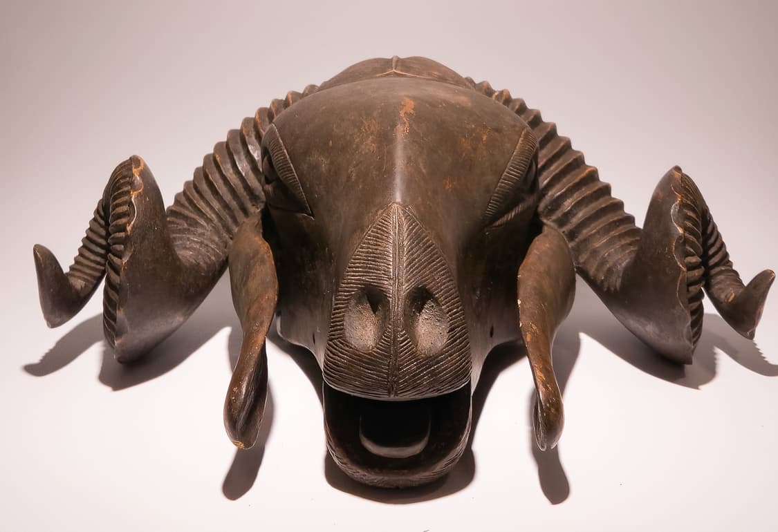 Ivory Coast Baule Ram Mask 상품이미지6