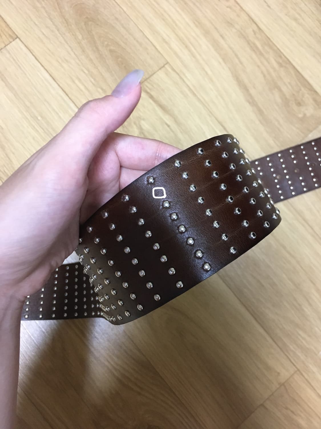 자라 멀티 스터드 레더 벨트 90 상품이미지4