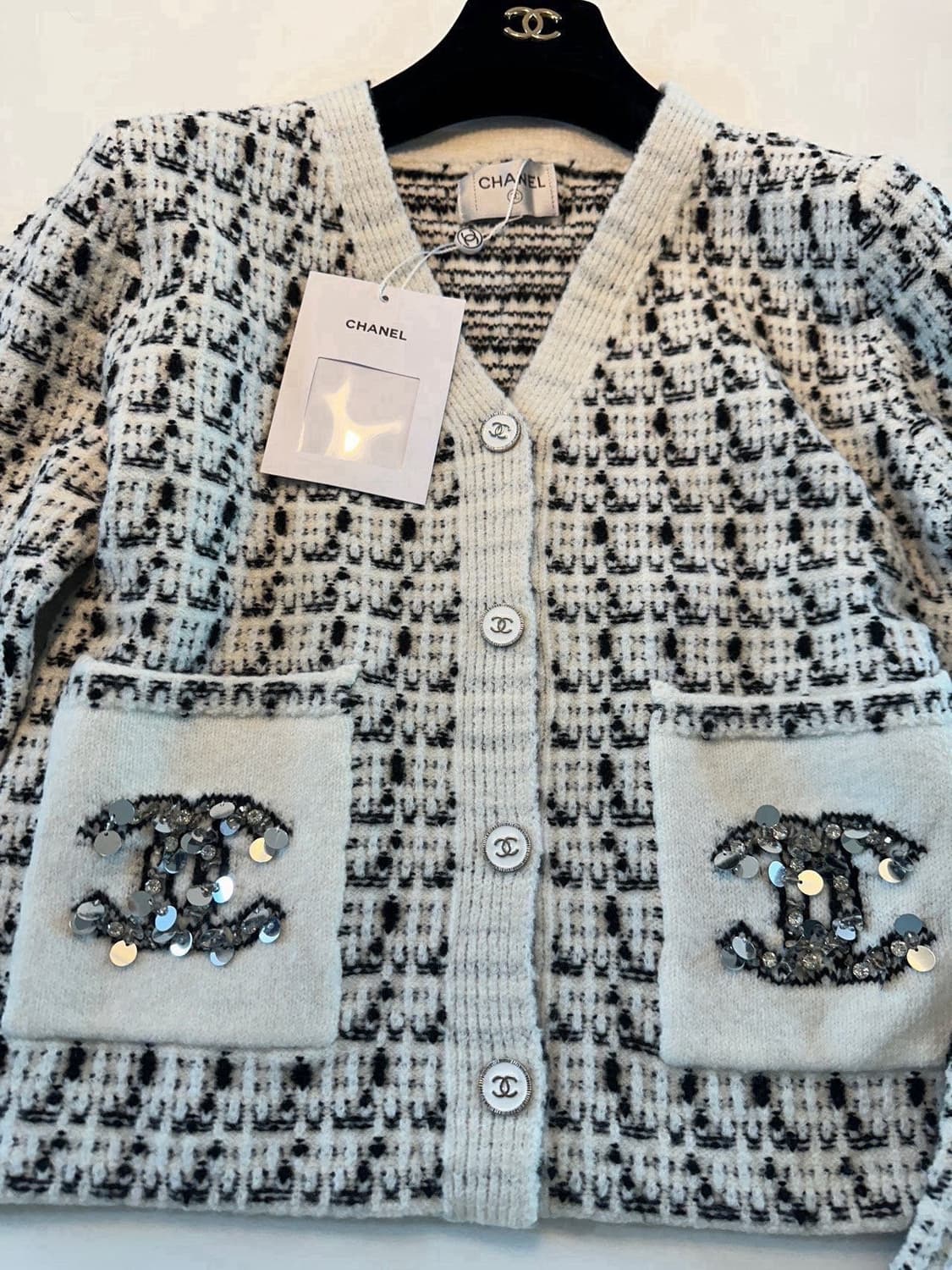 (새상품)샤넬가디건 상품이미지4