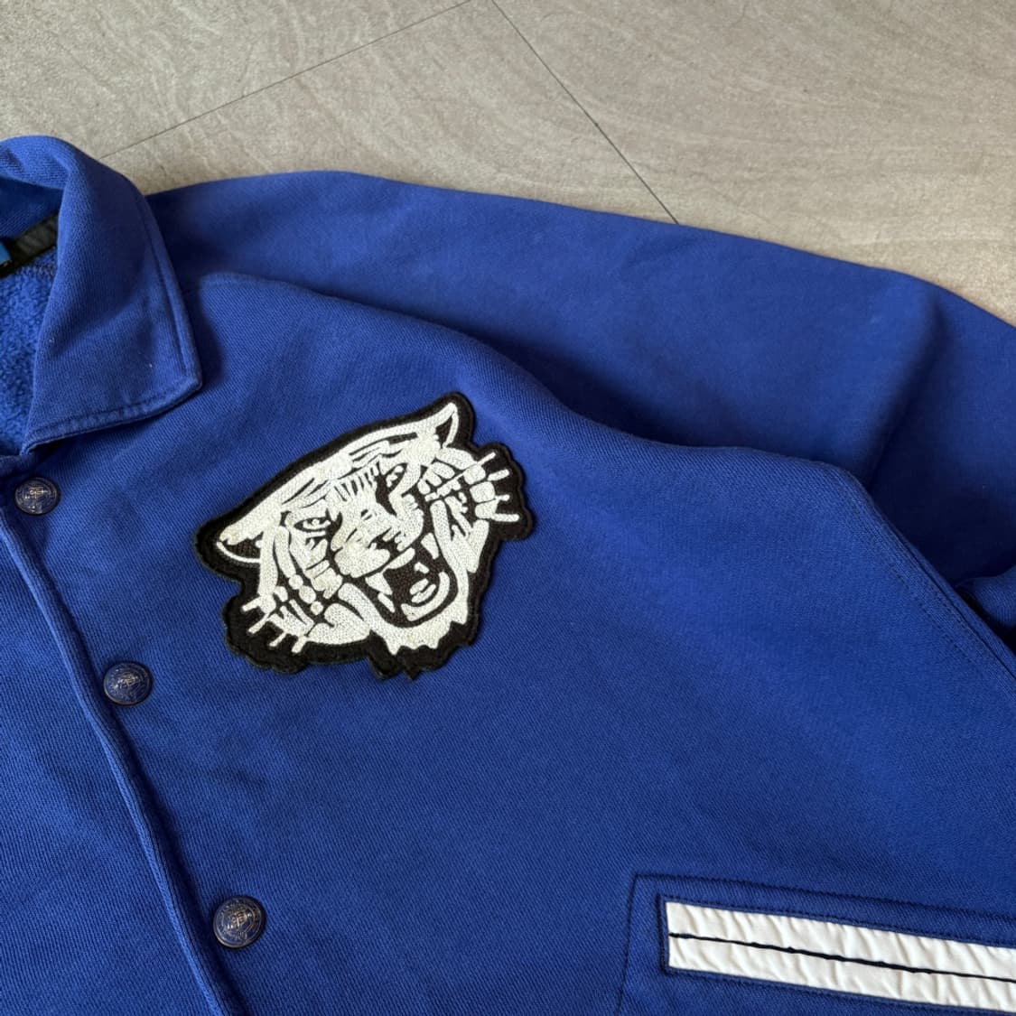 폴로 타이거 엠브로이드 스타디움 바시티 자켓  상품이미지5