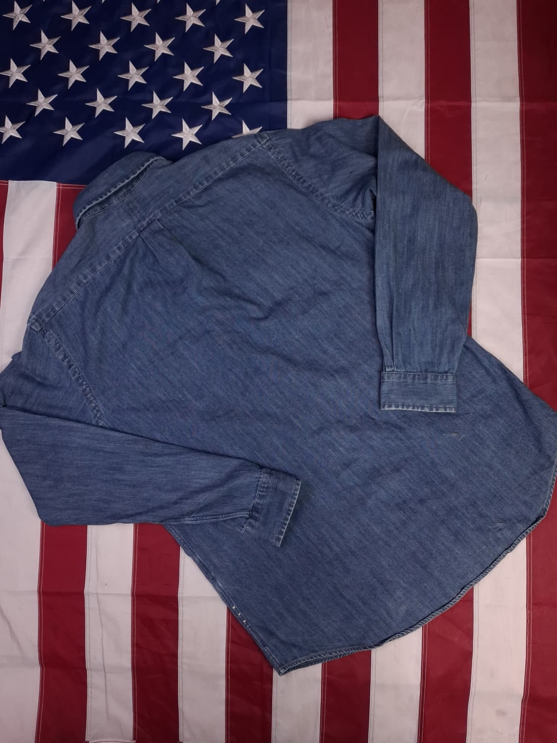 오리지날 신형 랄프로렌폴로 클래식핏 데님 셔츠 상품이미지6