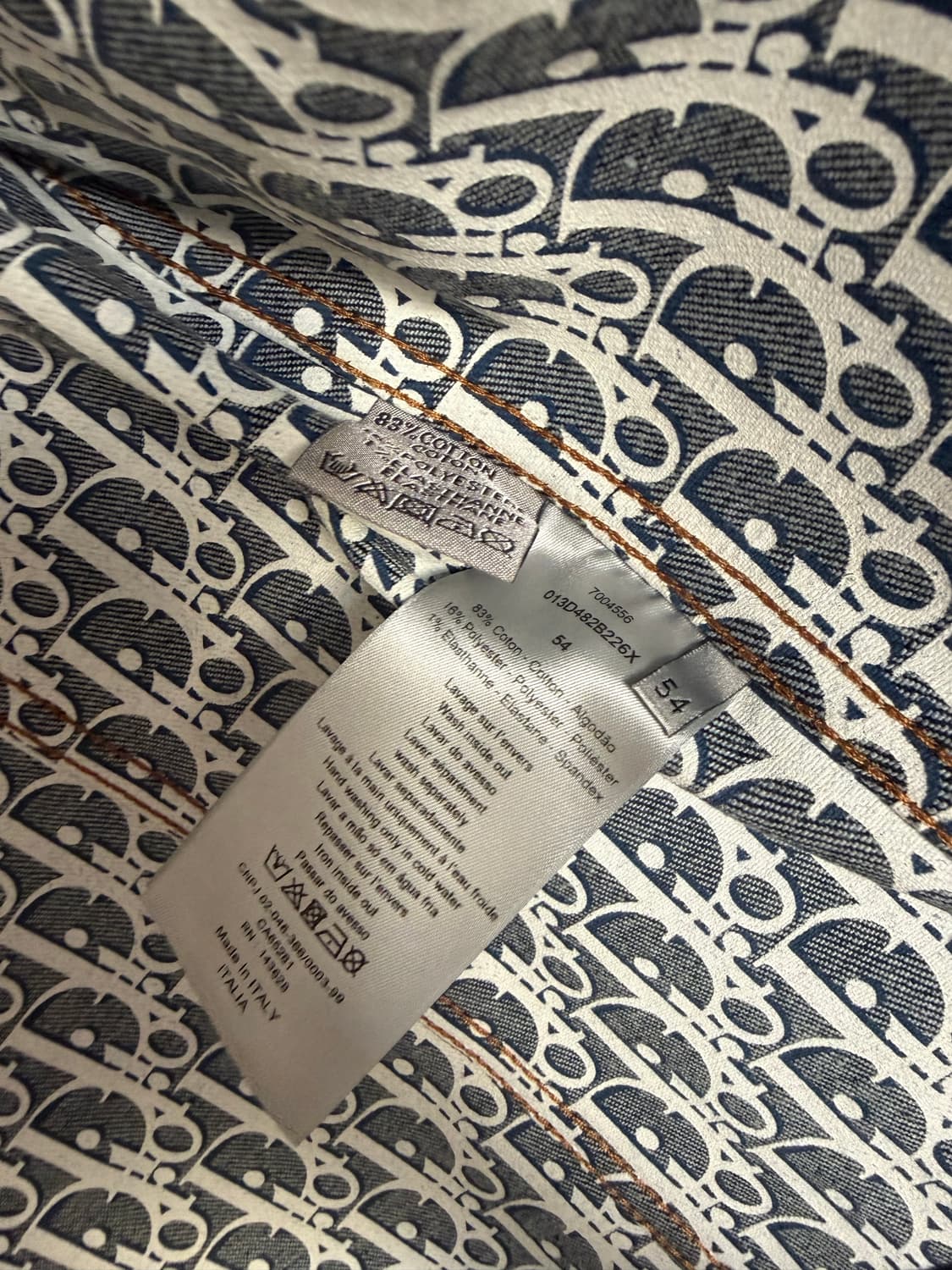 [54] 디올 Dior 오블리크 데님 자켓 상품이미지5