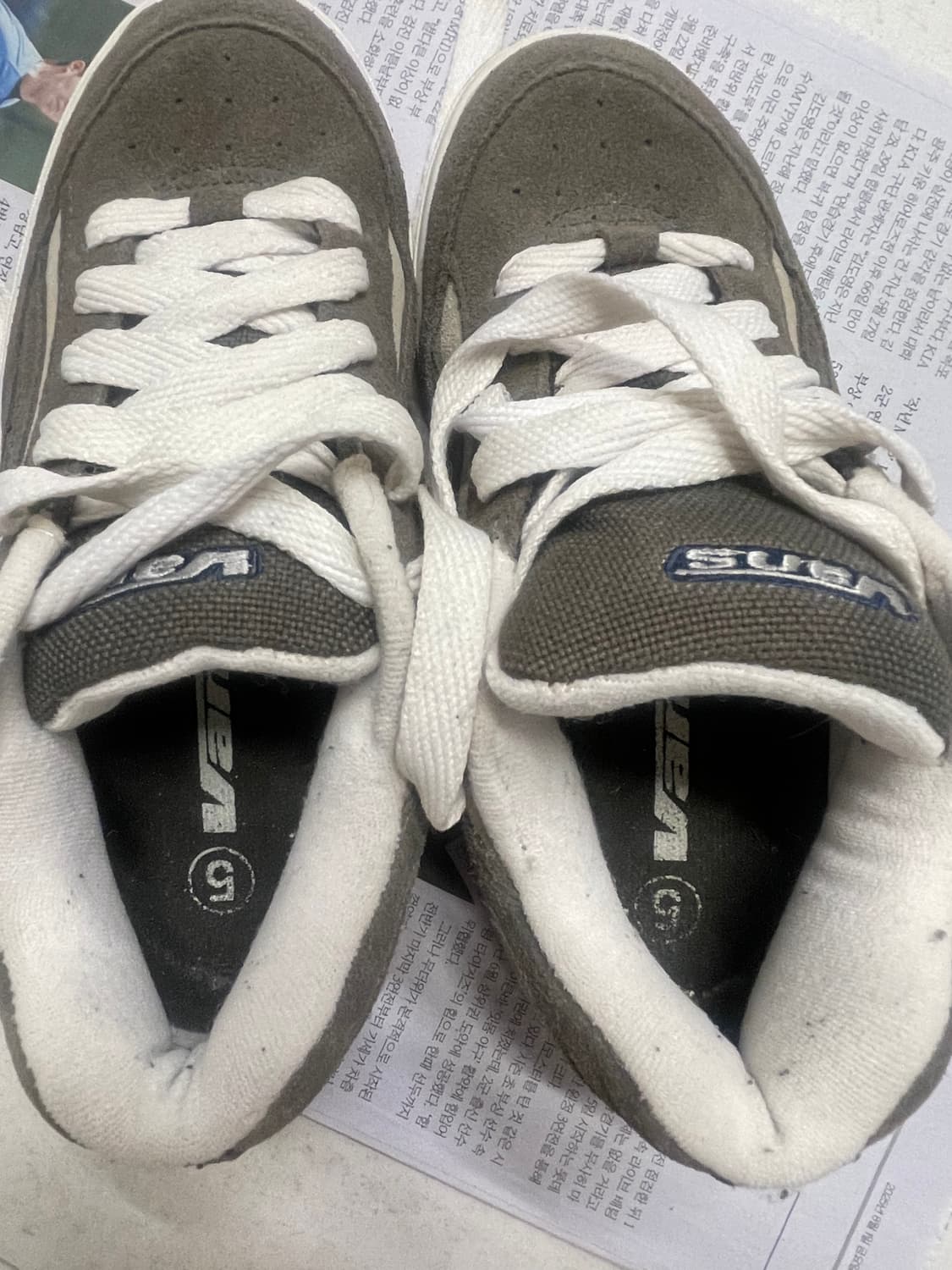 [US 5] 00'S VANS SWIZZLE 빈티지 반스 스위즐 팻텅 상품이미지4