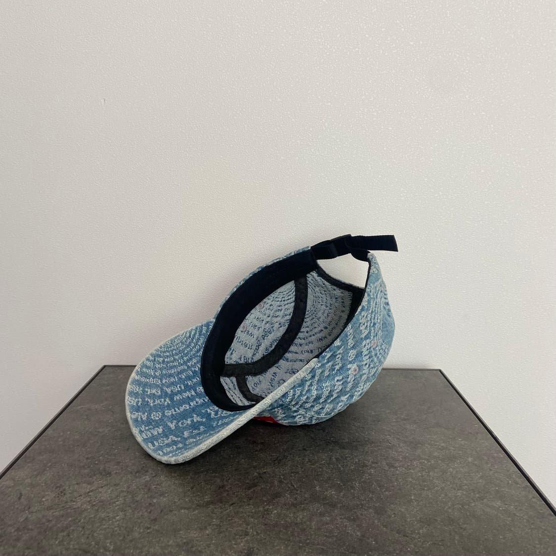 (OS) 슈프림 박스로고 캠프캡 모자 데님 상품이미지6