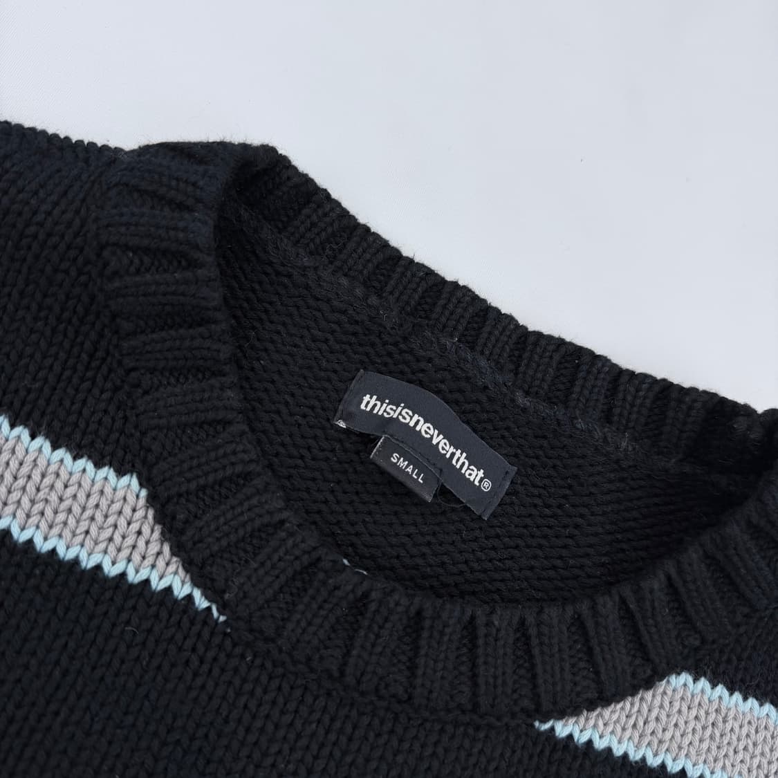 18ss 디스이즈네버댓 스트라이프 니트 상품이미지5