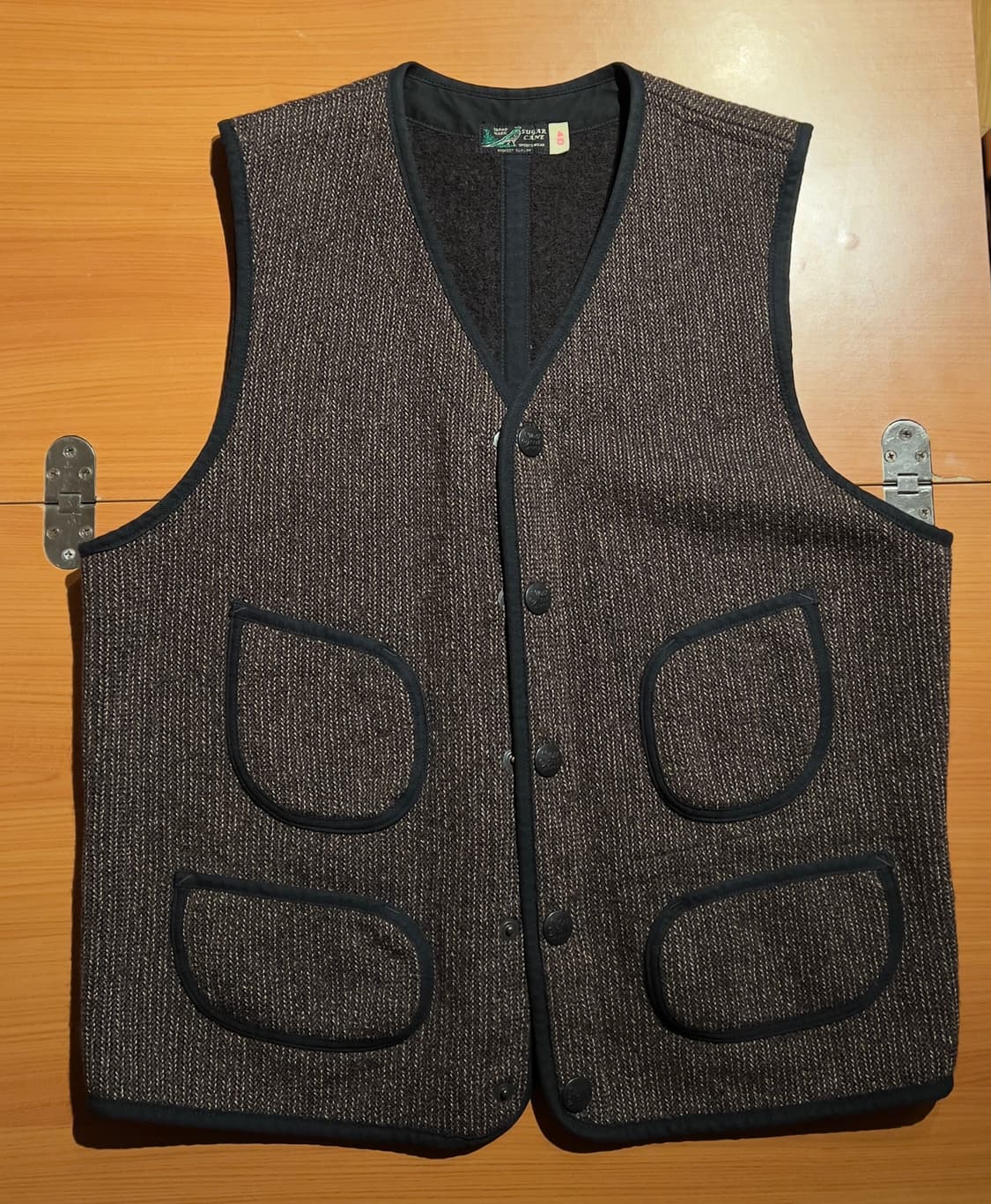 SUGAR CANE 슈가케인 베스트 “BEACH CLOTH VEST” S 상품이미지1