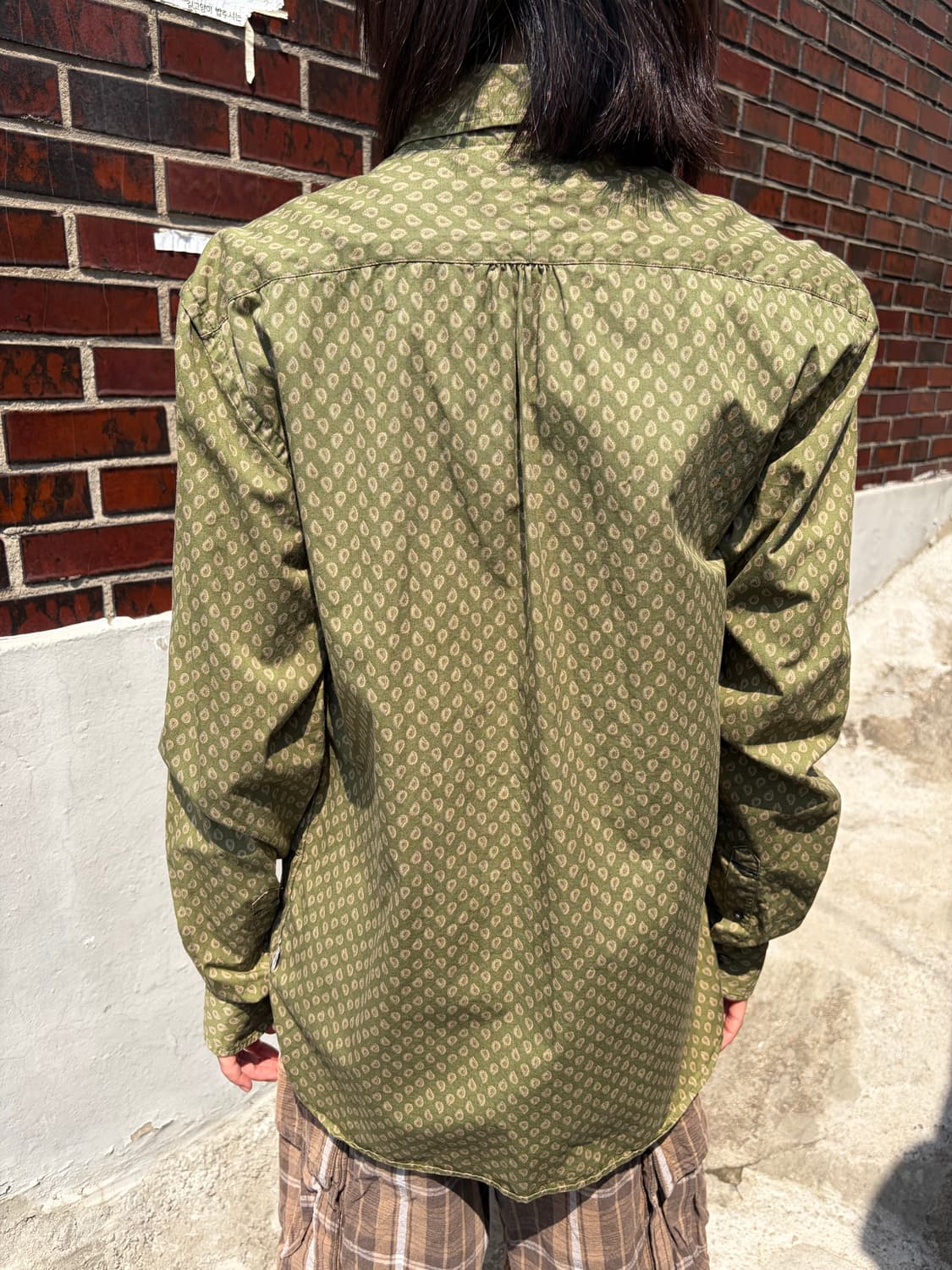 Levi’s 올리브 패턴 셔츠 상품이미지3