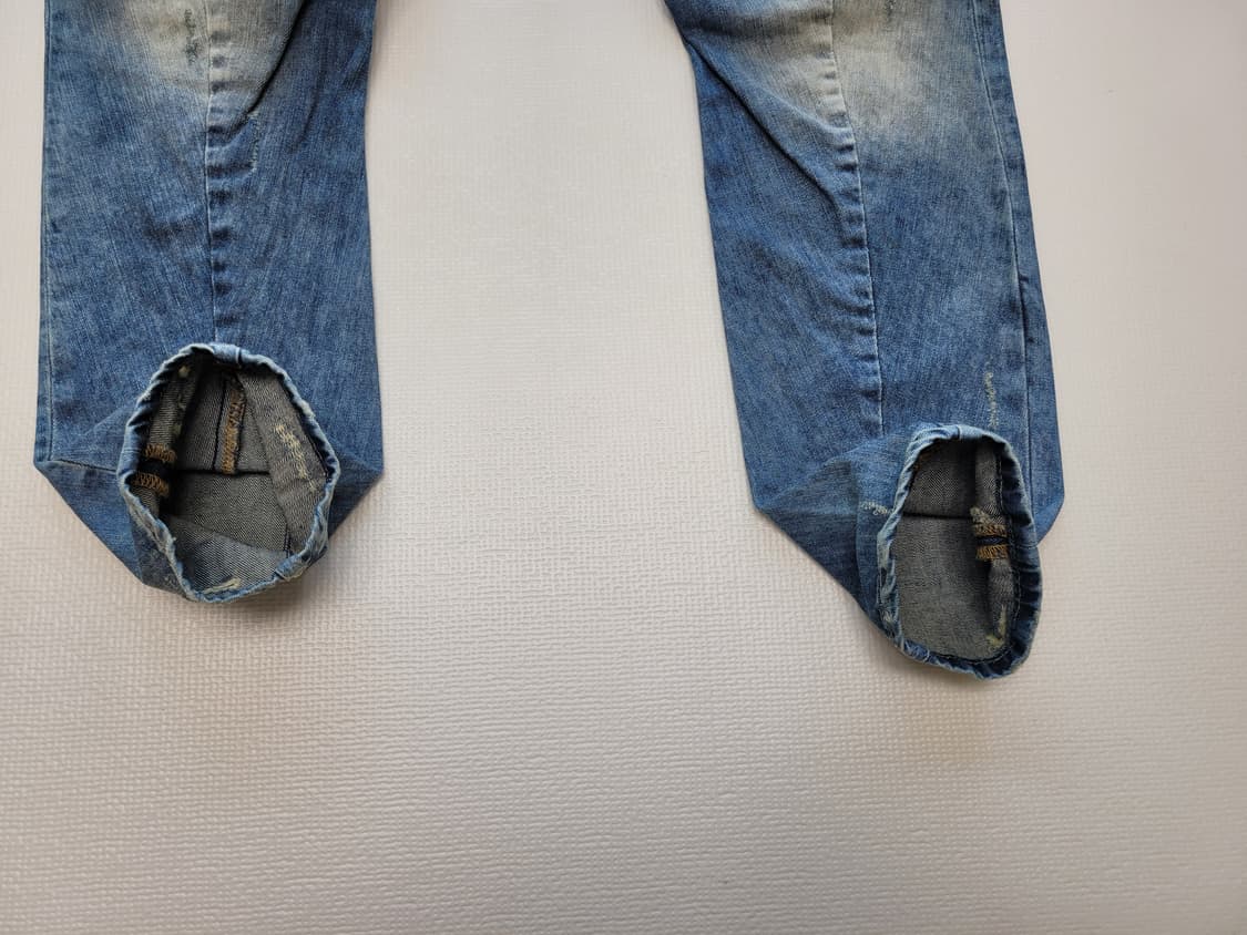 자라 ZARA 남자 빈티지 워싱 청바지 34 블루 상품이미지8