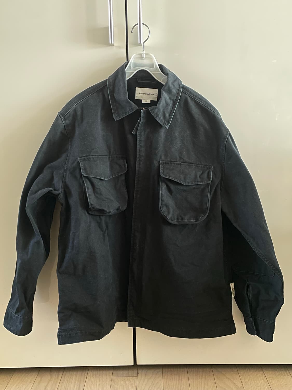 디스이즈네버댓 블랙 셔츠 자켓 상품이미지1
