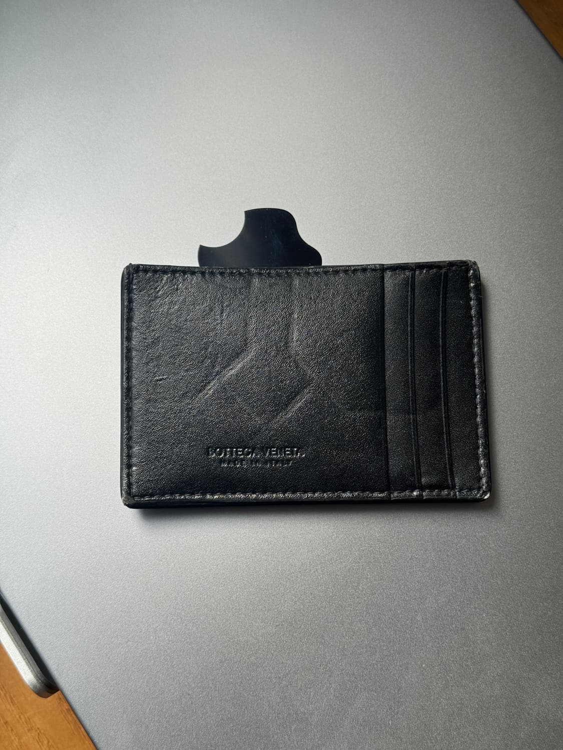 보테가베네타 카프스킨 카드지갑 (블랙) 상품이미지3