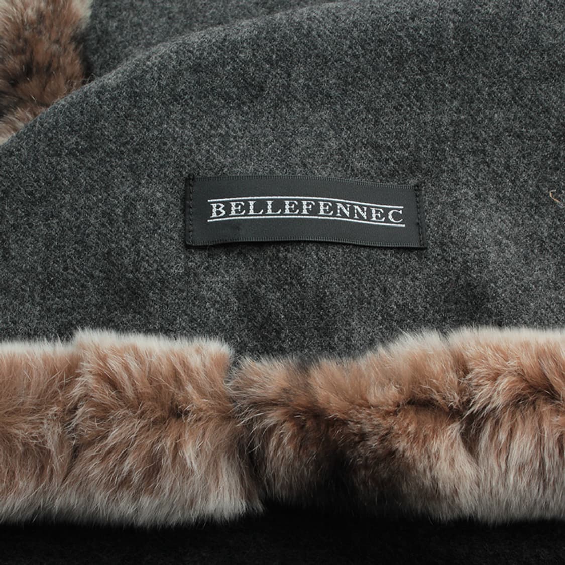 bellefennec 그레이 캐시미어 렉스퍼 케이프 (프리사이즈 ) 상품이미지5