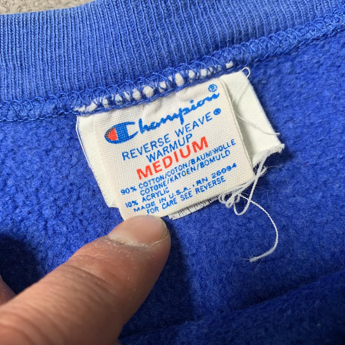 [M] 80's 오리지널 챔피온 리버스위브 스웻셔츠 상품이미지5