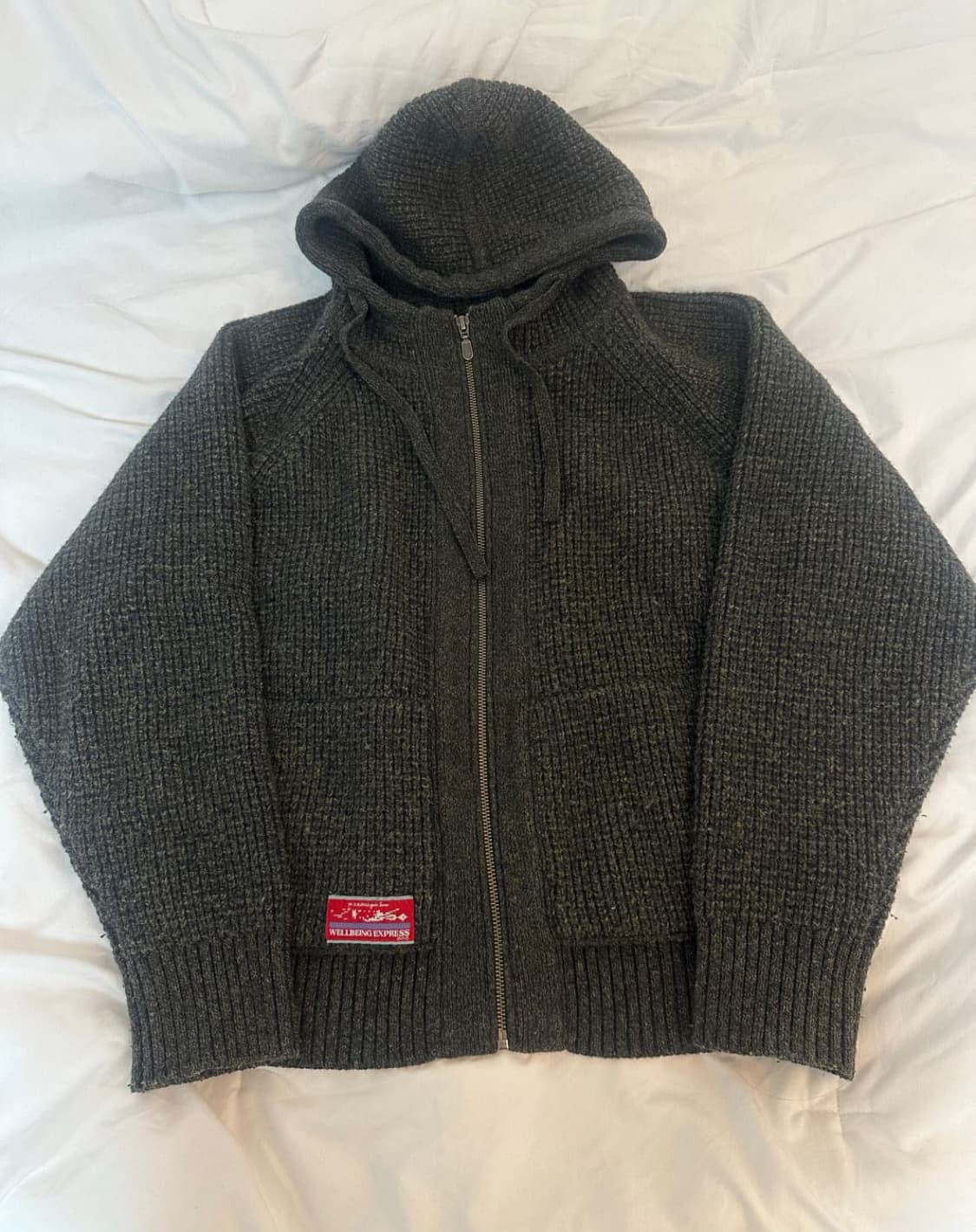 웰빙익스프레스 니트집업 S 상품이미지3