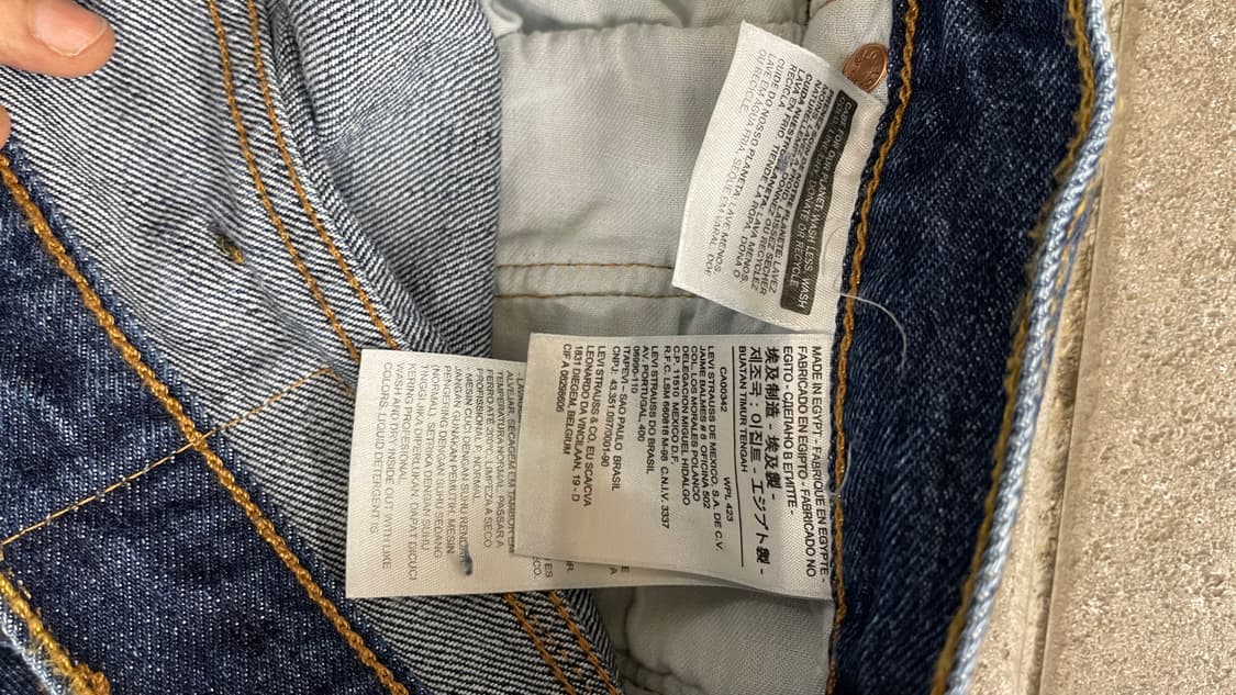 리바이스 501 인디고 40-30  상품이미지4