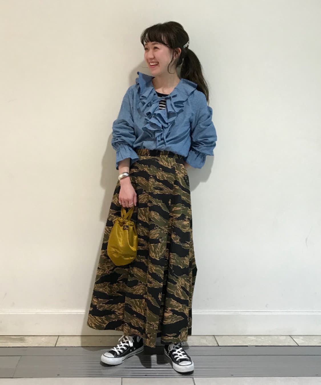 BUZZ RICKSON'S × BEAMS BOY  skirt 상품이미지4