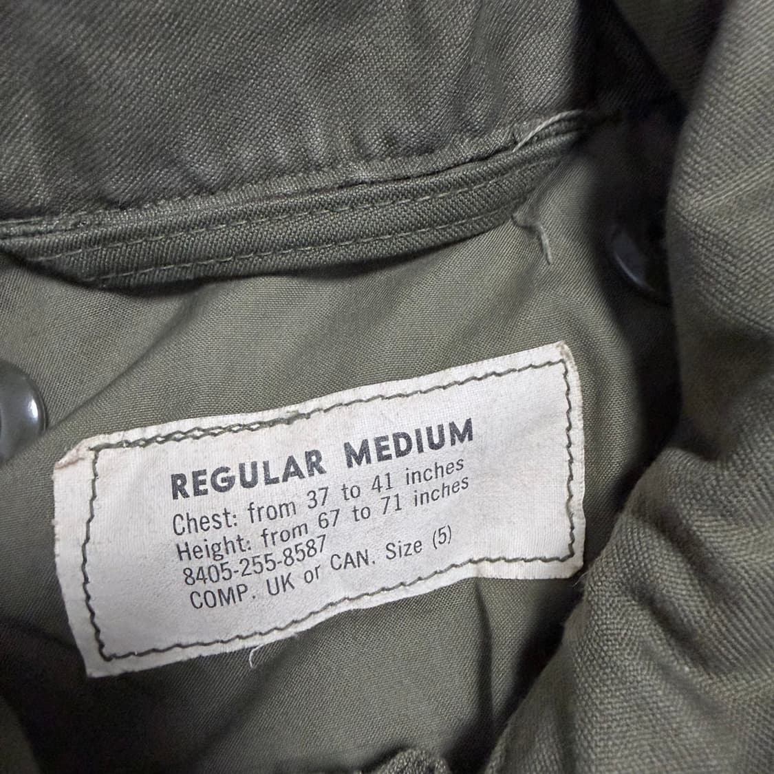 미군 M-65 USA 필드 야상 자켓 상품이미지4