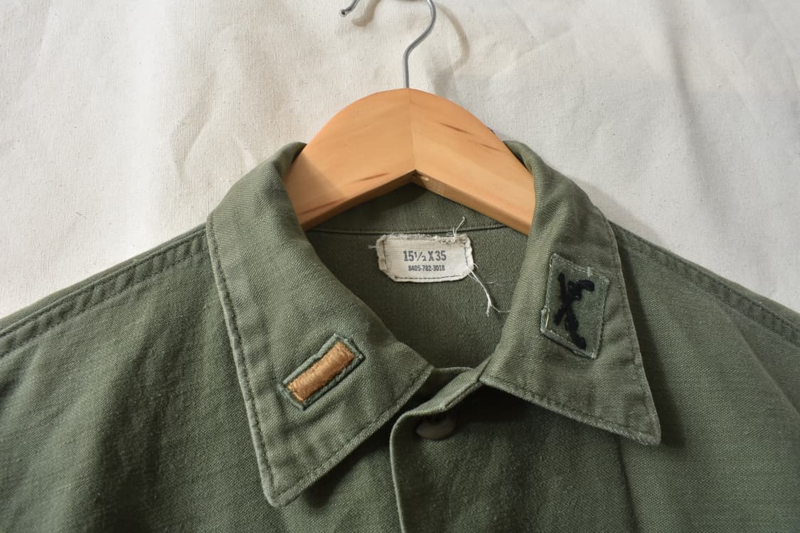 70s 오리지널 og107 컴뱃 유틸리티 셔츠 M0516 상품이미지4