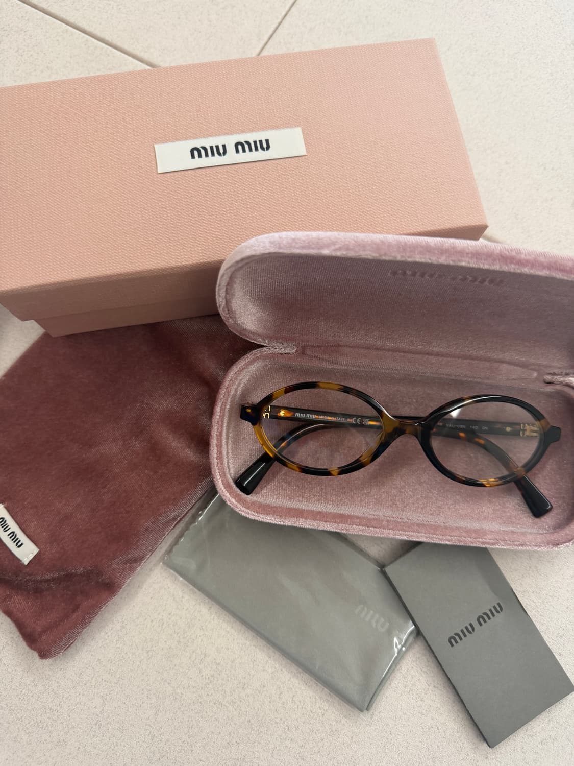 미우미우 리가드호피 안경 상품이미지1