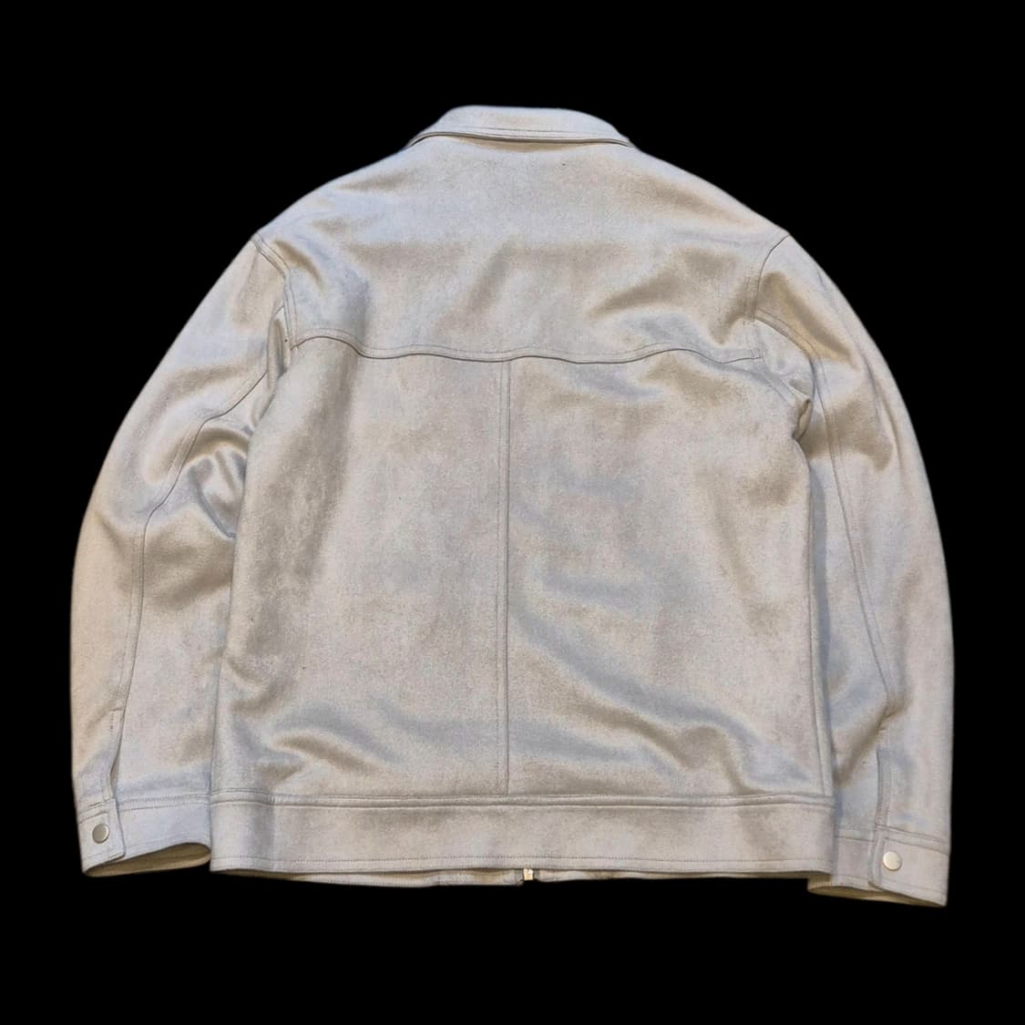 XL(착샷잇음) 그레이 스웨이드자켓  상품이미지2