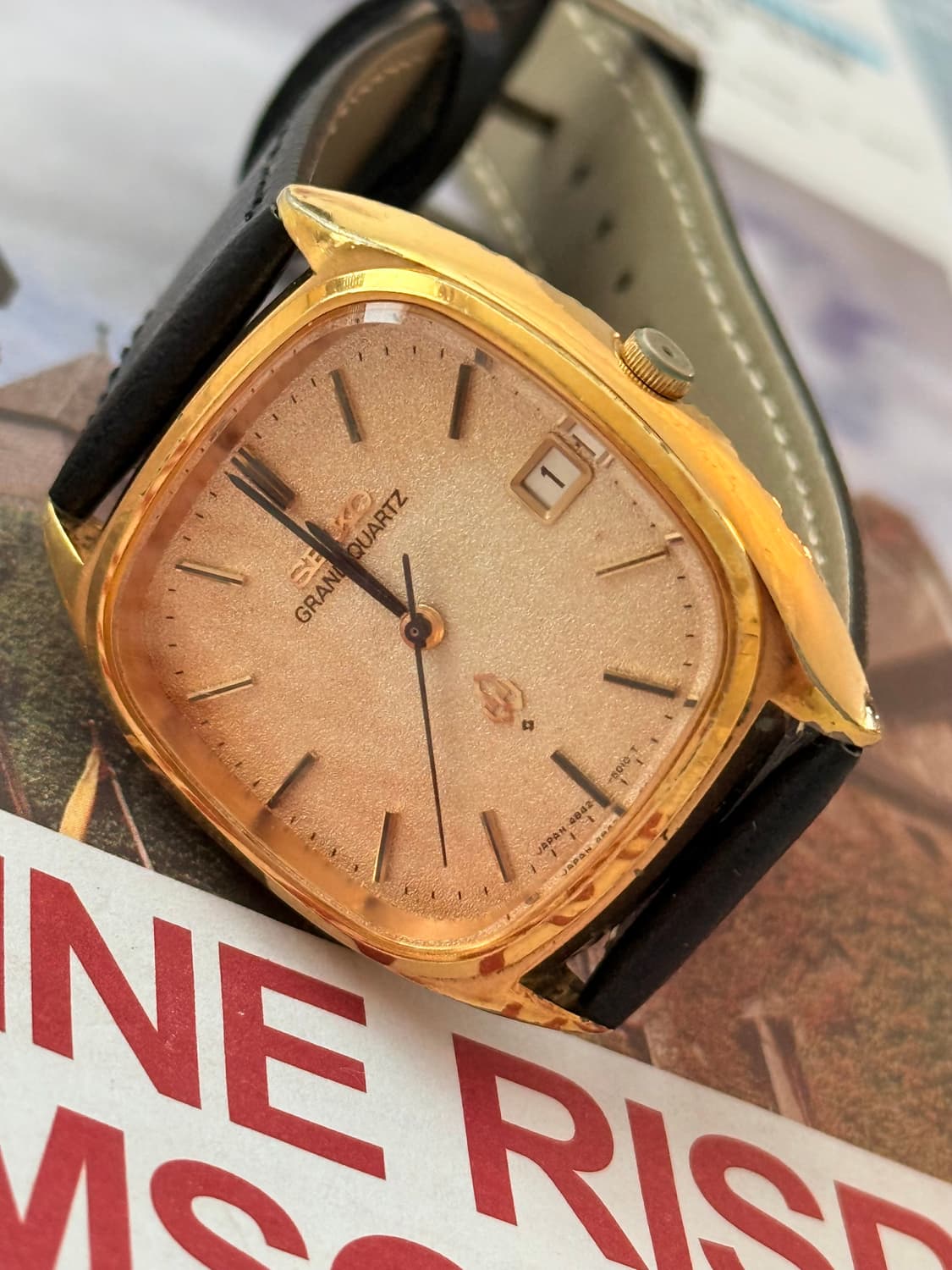 Seiko 세이코 Grand Quartz Sand Diel 상품이미지3