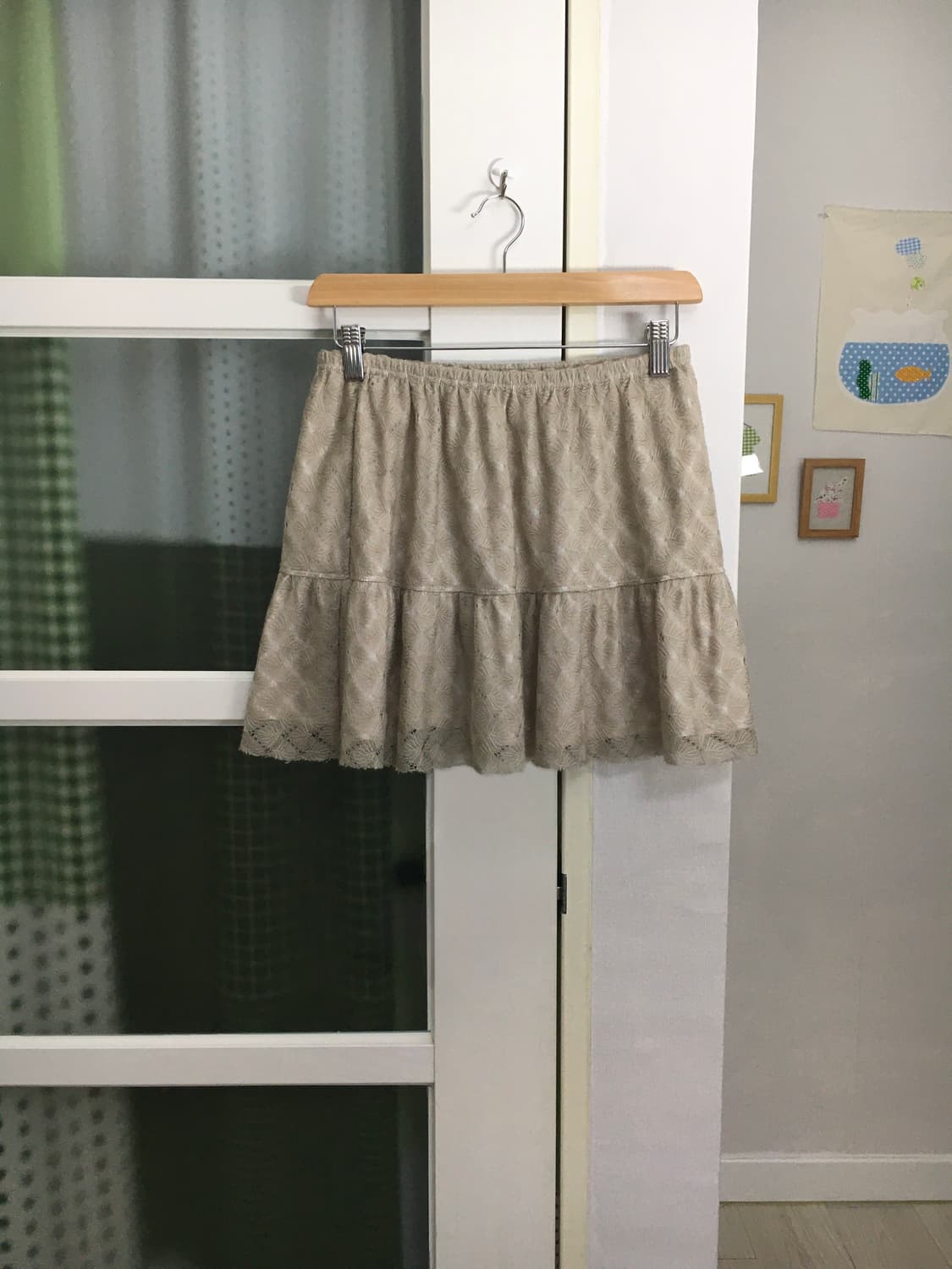 애쉬 니트 미니 스커트 상품이미지1