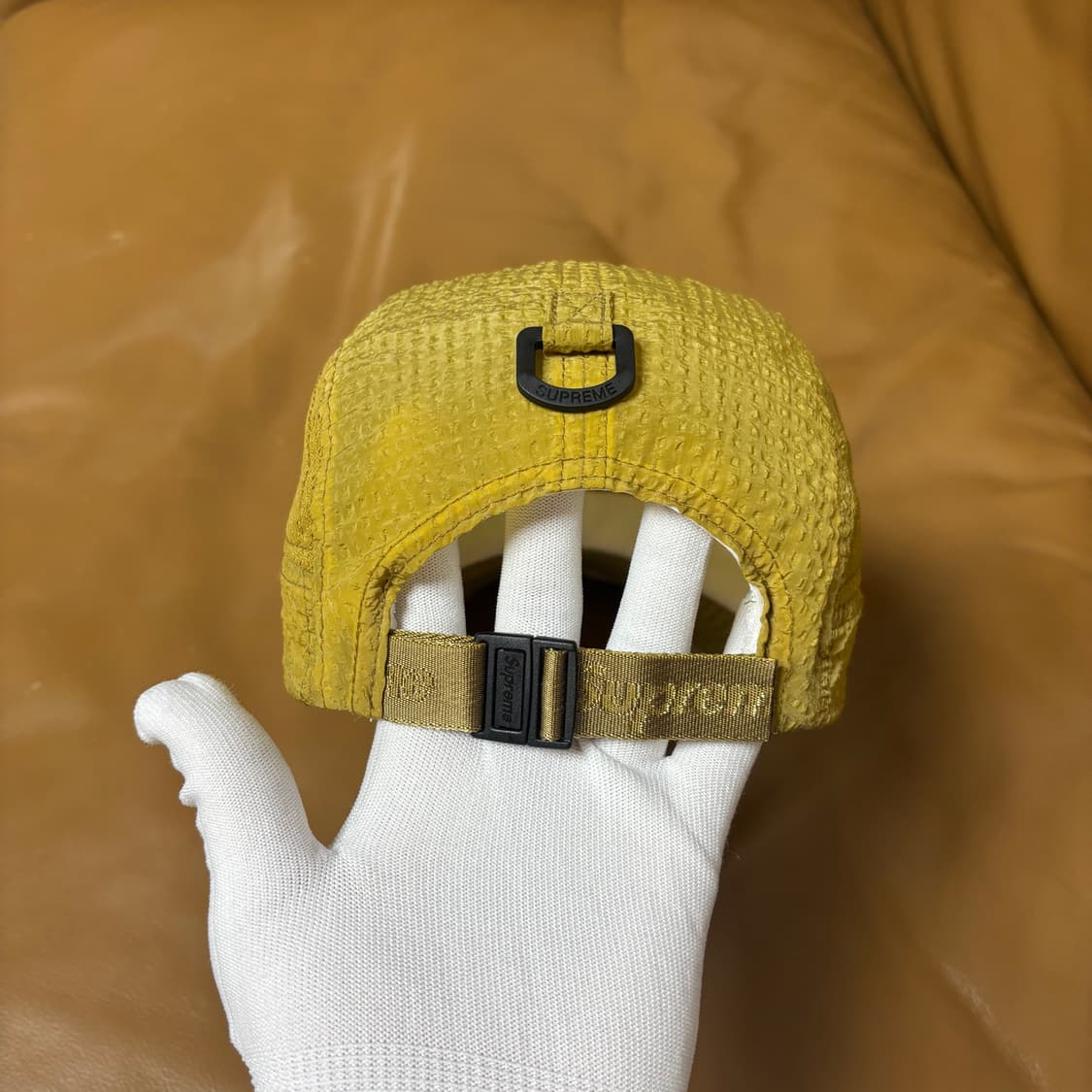 슈프림 캠프캡 모자 박스로고 시어서커 메쉬 탄 상품이미지7