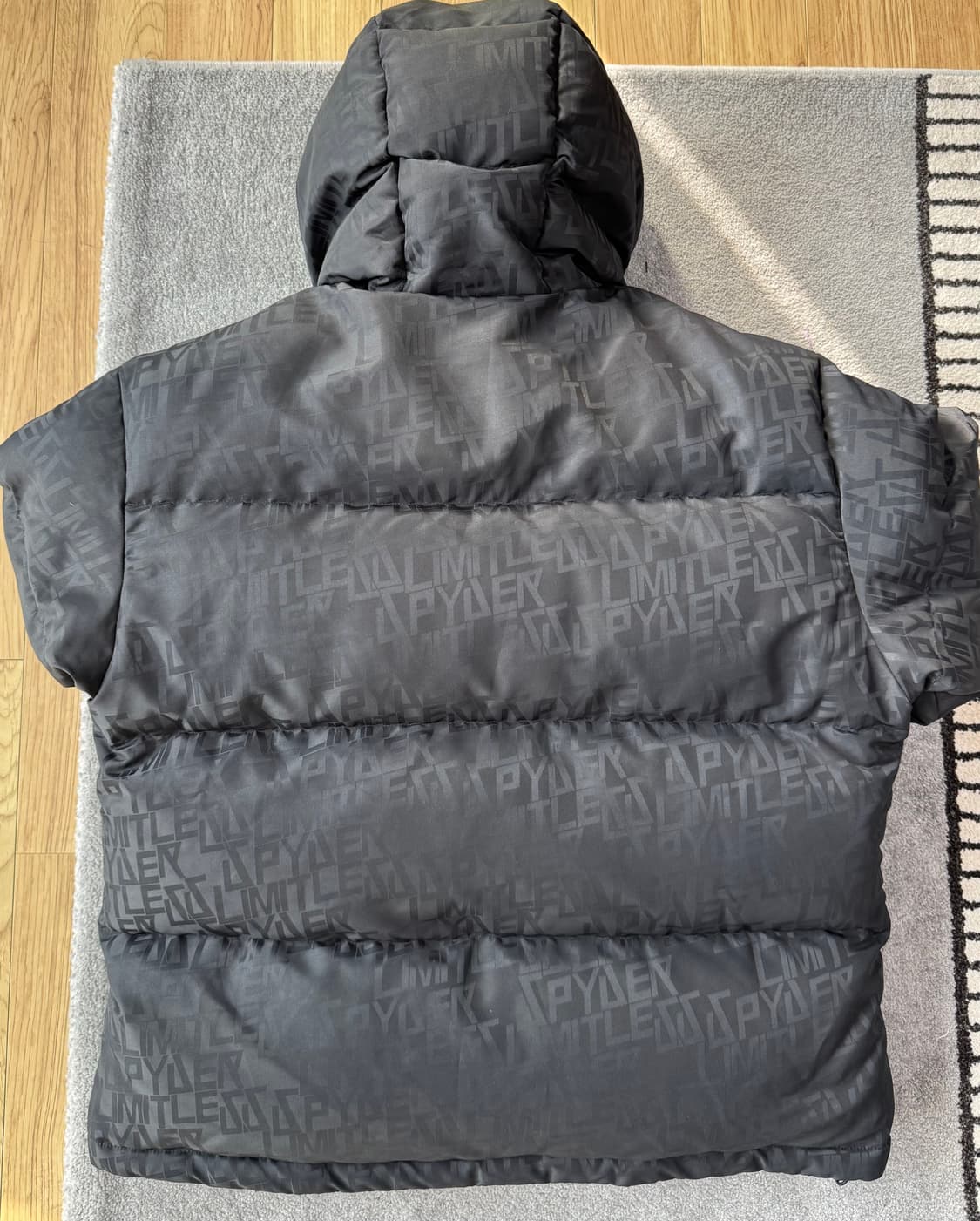 스파이더 패딩(자카드 패턴 후드 다운) 상품이미지2