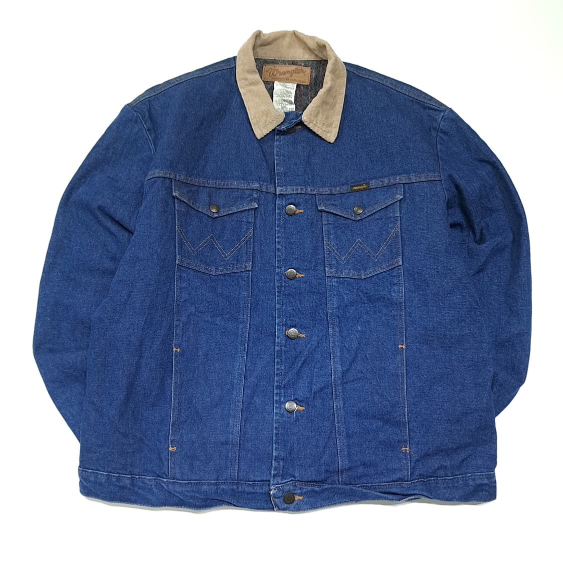 CL236 2XL 랭글러 90s 멕시코판 블랭킷 인디고 데님 자켓 상품이미지1