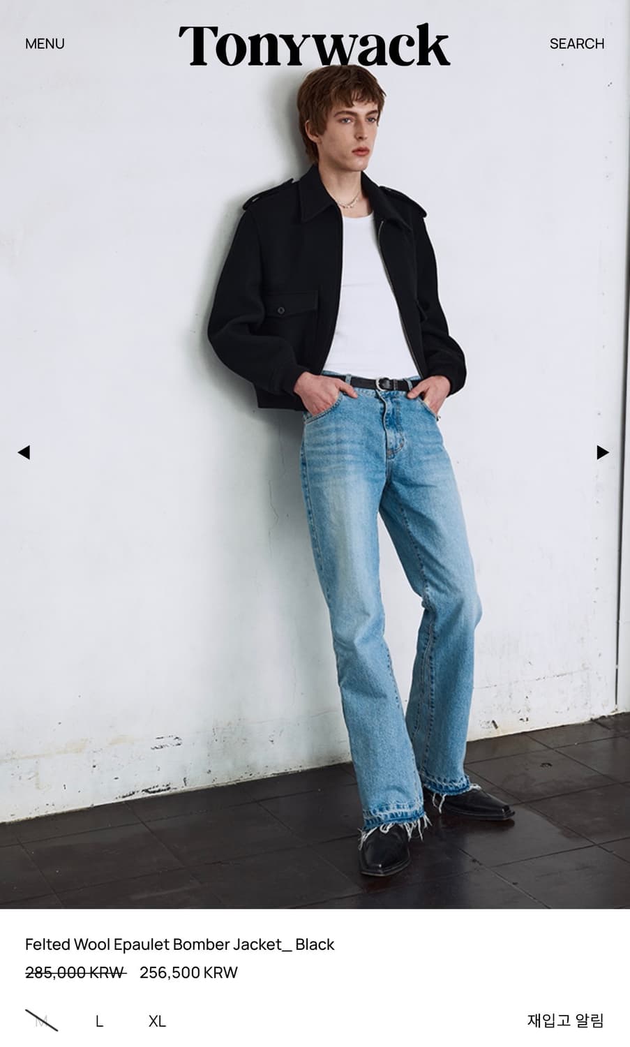 토니웩 울 봄버 자켓 상품이미지2