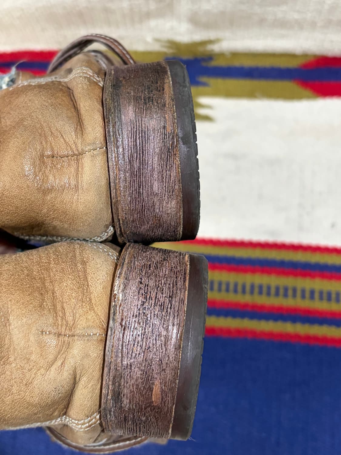 훕데두 EE 그런지 주름가공 웨스턴 부츠 상품이미지7