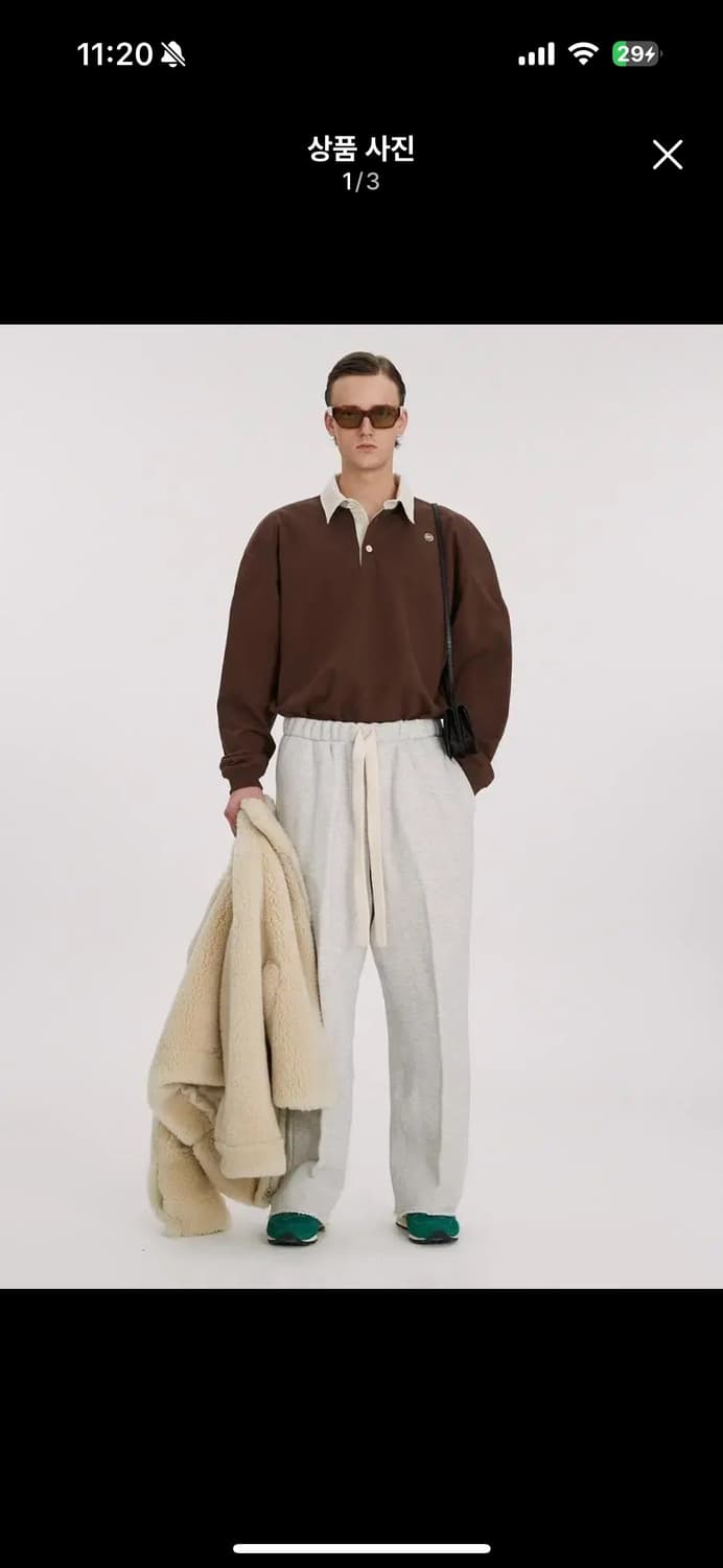 렉토 21FW 저지 와이드 팬츠 M 상품이미지1